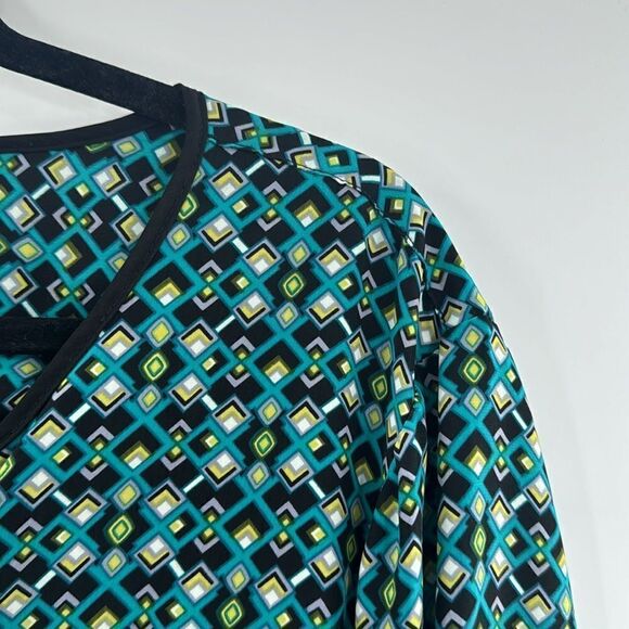 3For$20 Elementz Geometrical Pattern Teal/Black/Yellow size XL - Picture 3 of 6